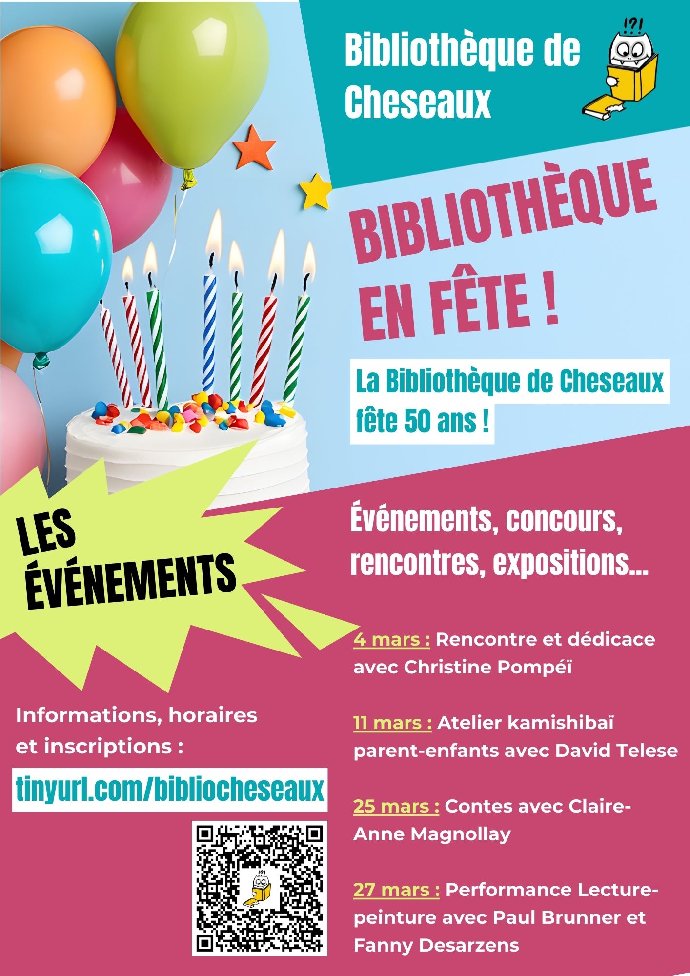 Affiche pour les 50 ans (voir PDF ci-dessous)